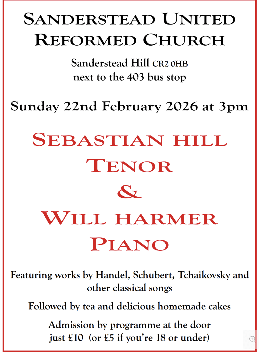 Concert – 22nd February, 3pm